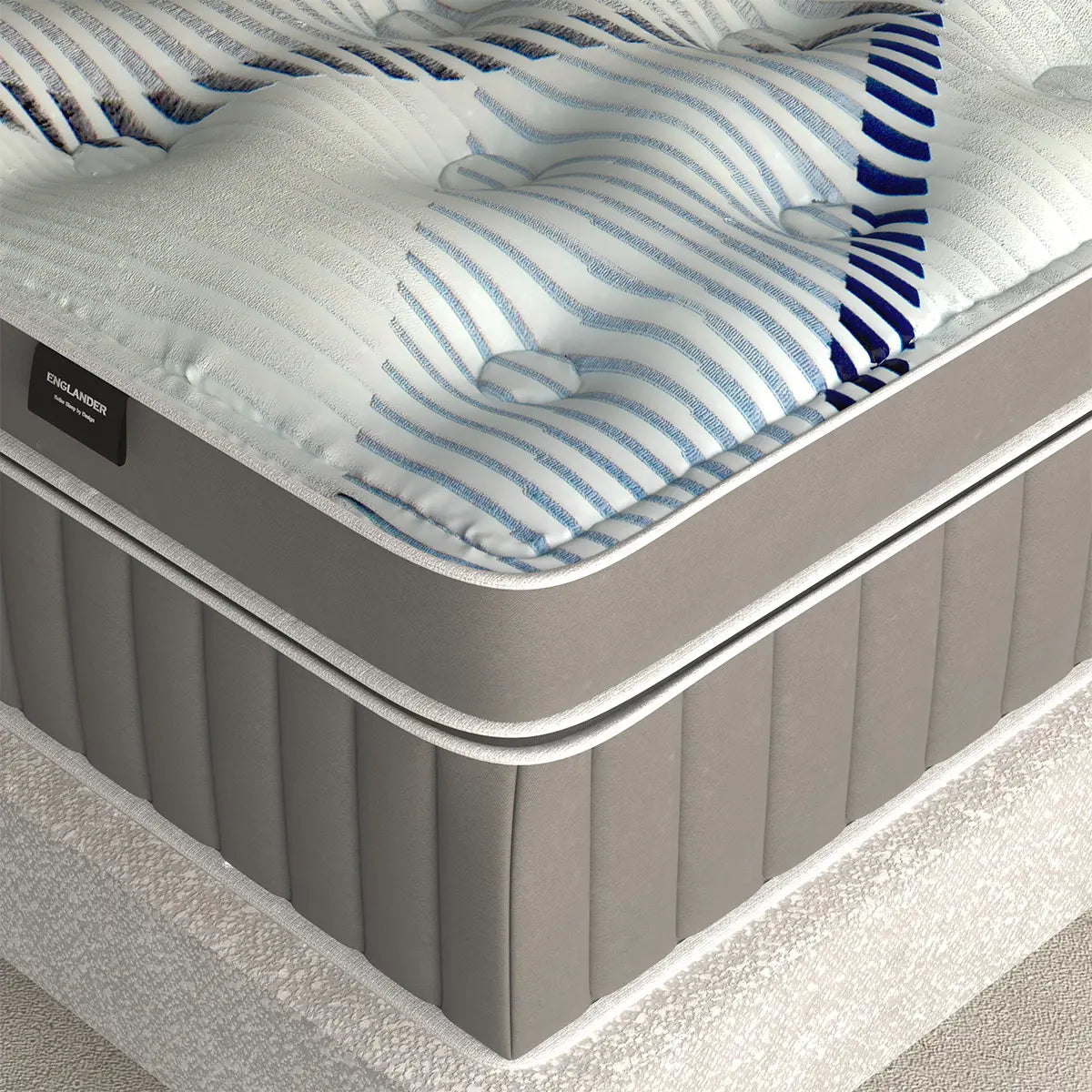 dreamer echelon euro top mattress by englander - close view 2