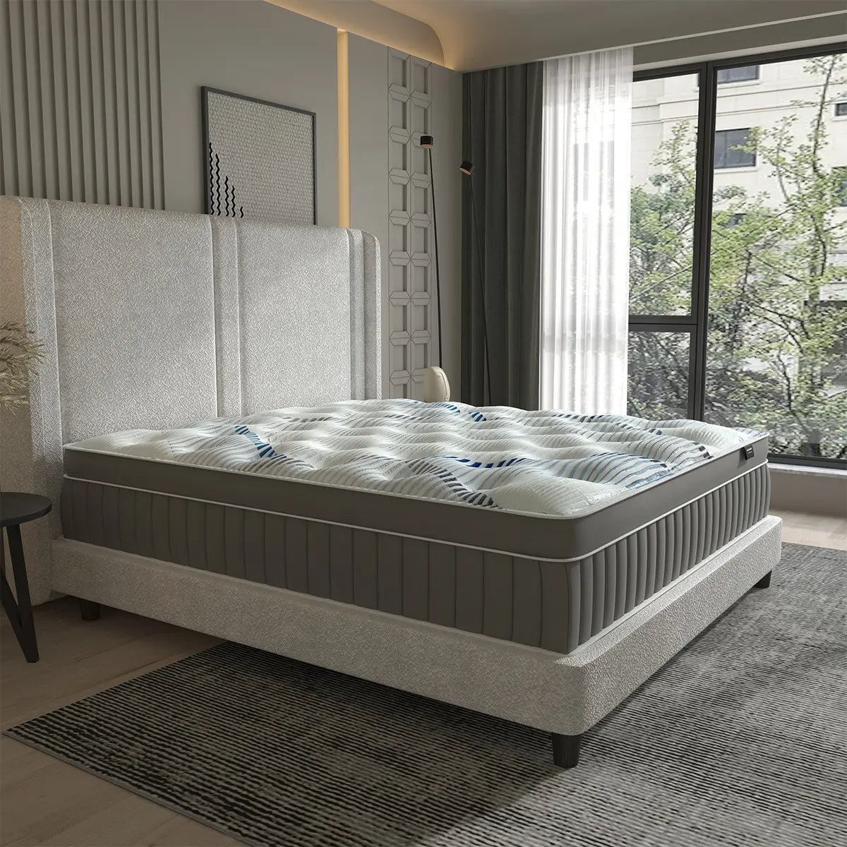 dreamer elation euro top mattress by englander - side view