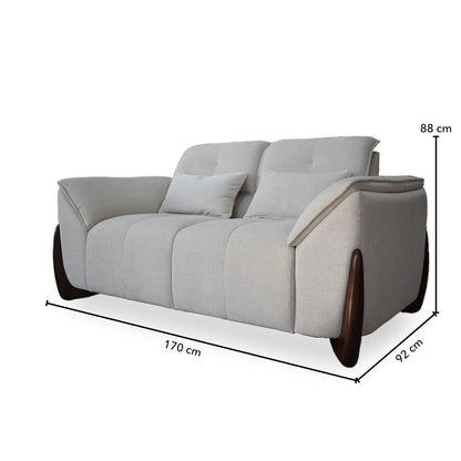 Elizabeth 2 seater Sofa dimensions