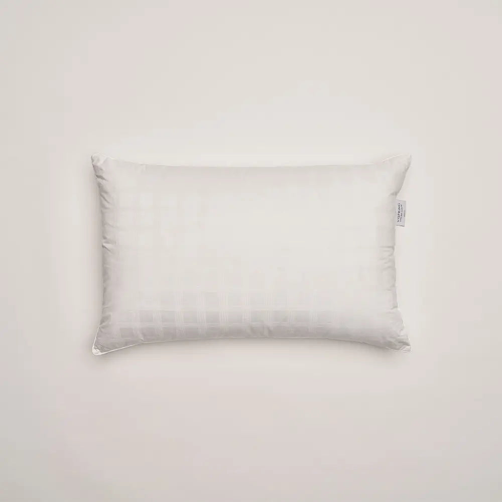 english duck down & feather luxury pillow by vispring