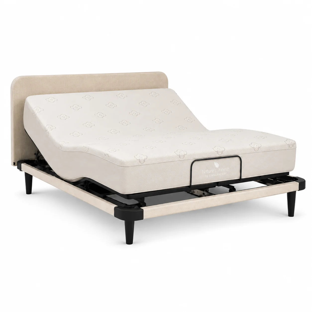 Ergo Slim Adjustable Bed + Nature's Finest Plush Mattress