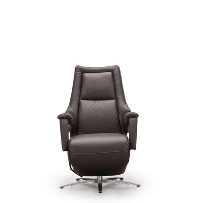 Ernst Recliner (Leather) Brown By Hilker