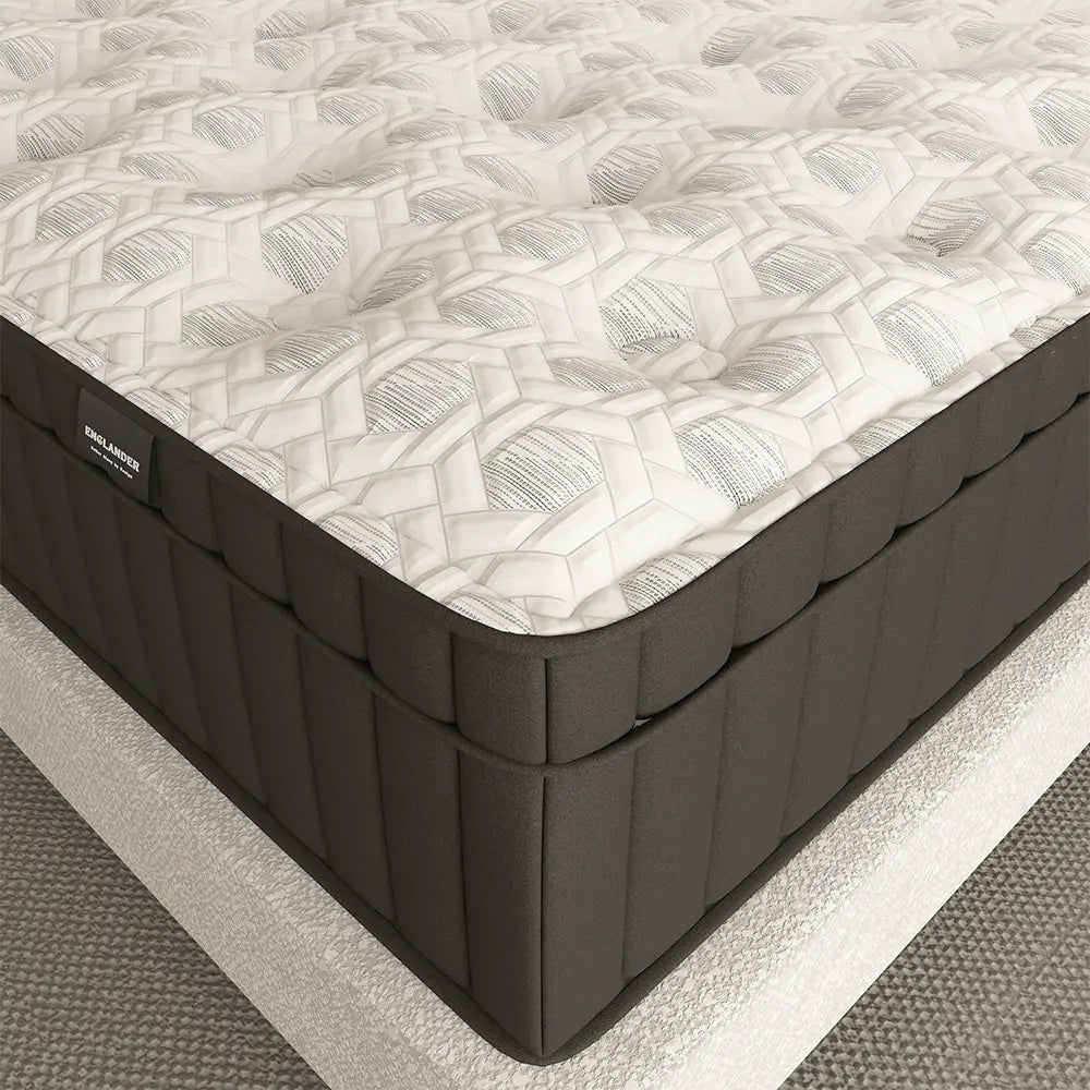 essex euro top mattress by englander - close view