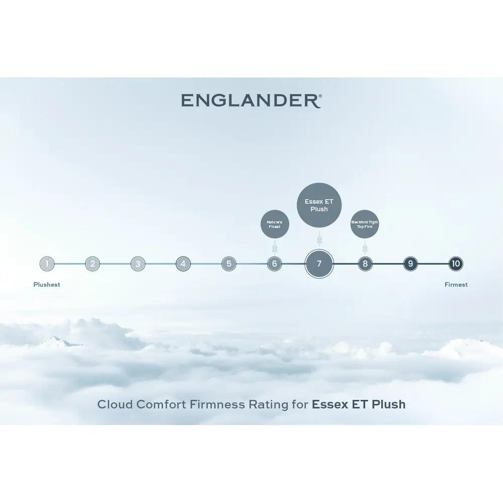 essex euro top mattress by englander