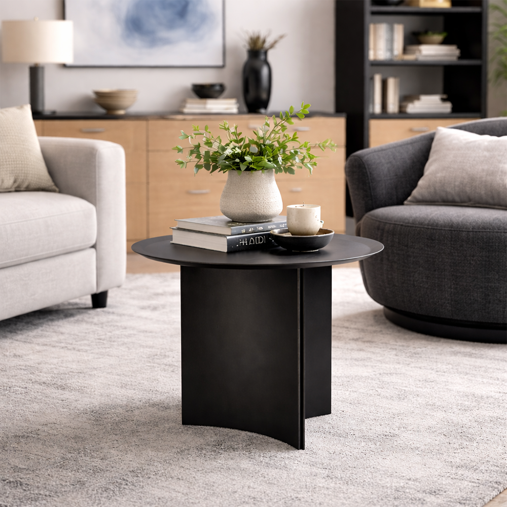 Fio Round Side Table by Chateau d'Ax Italia