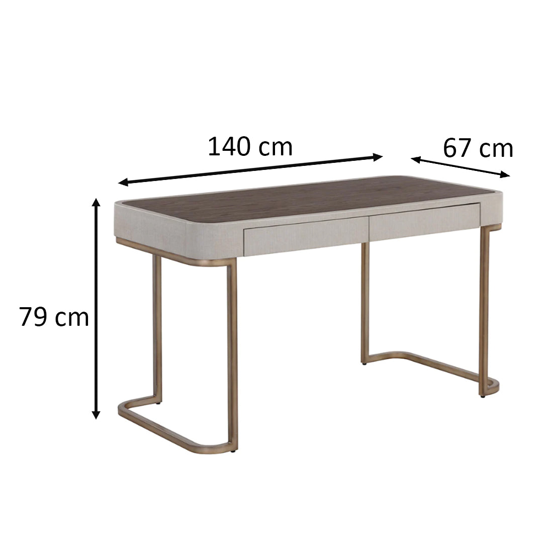jamille desk by sunpan dimensions