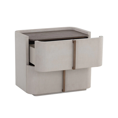 Jamille Night Stand by Sunpan, open drawer