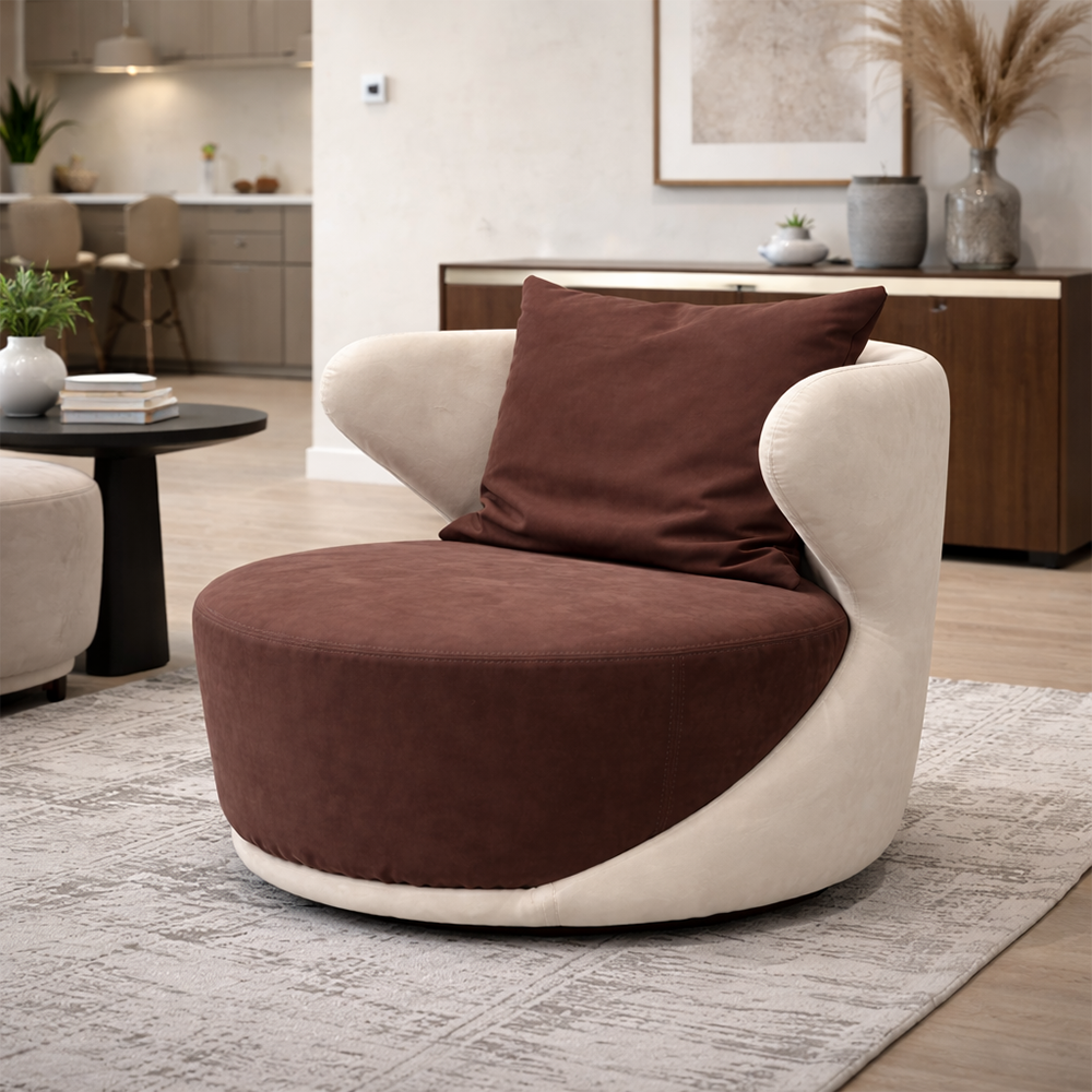 Jolla Swivel Armchair by Chateau d'Ax Italia