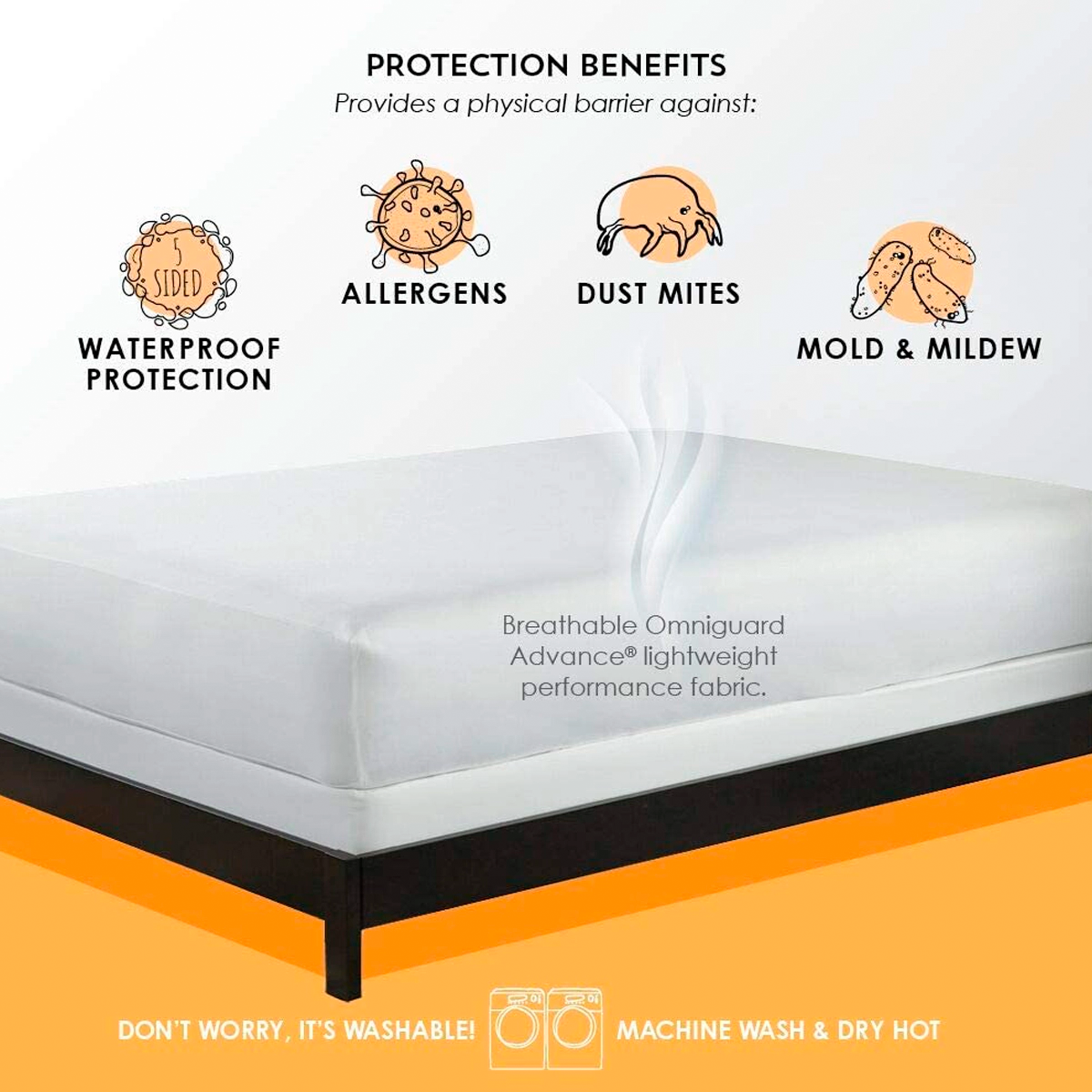 Kids Mattress Protector by Purecare Protection Benefits