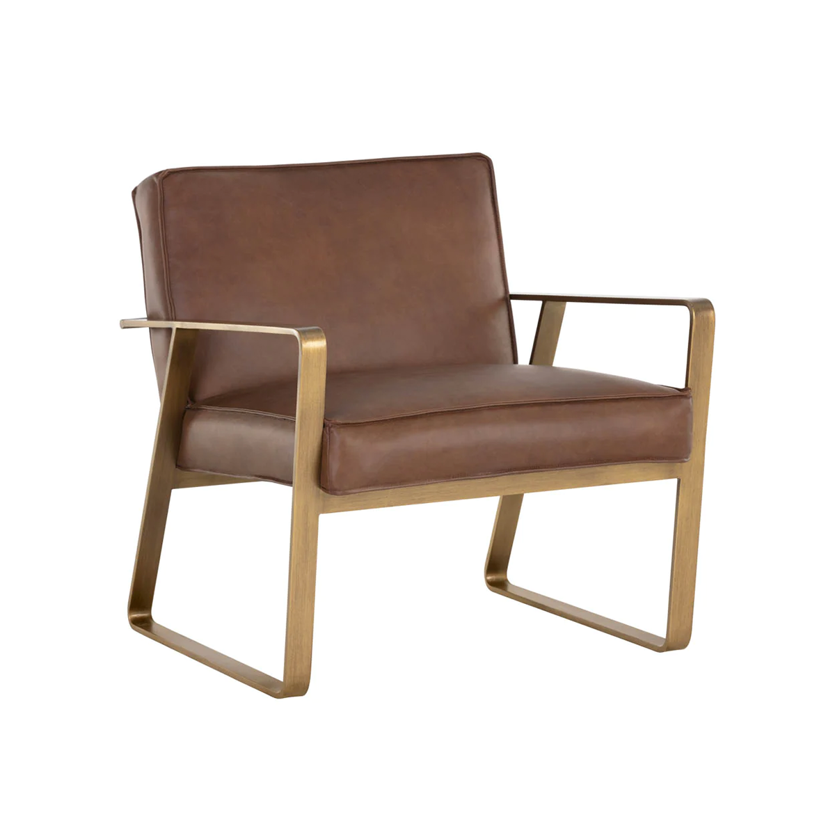 kristoffer lounge chair by sunpan brown