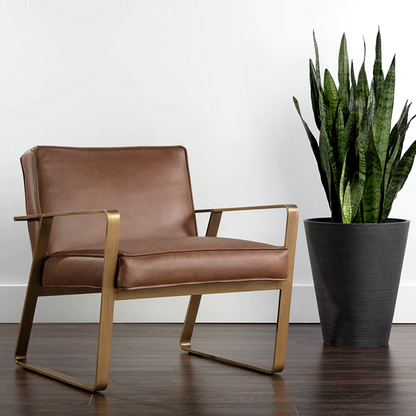 Kristoffer Lounge Chair by Sunpan Brown