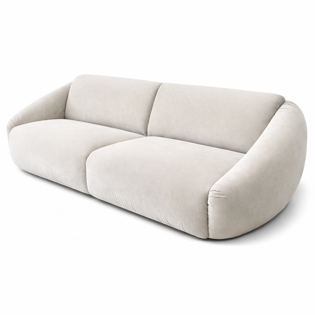Lambert 2 Seater Sofa Beige by Chateau d'Ax Italia