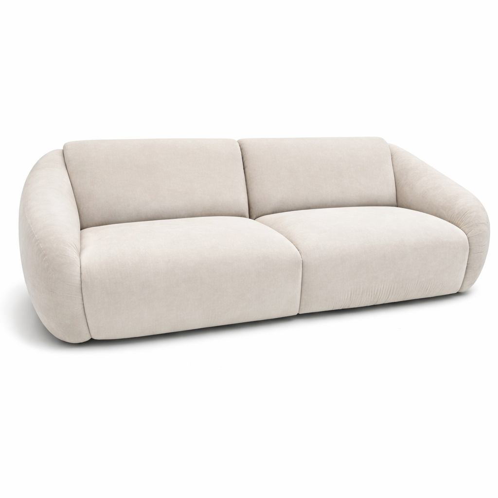 Lambert 2 Seater Sofa Beige by Chateau d'Ax Italia