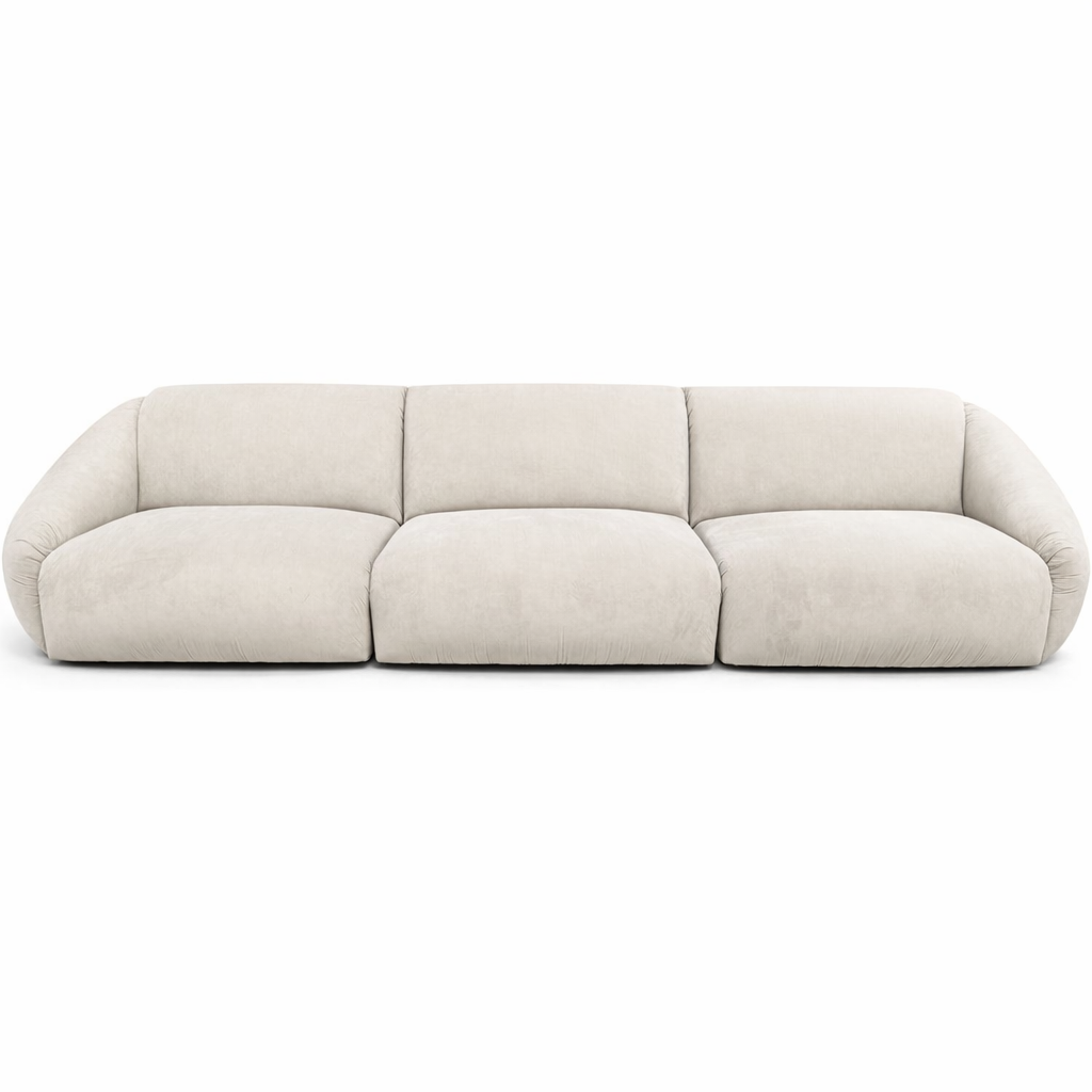 Lambert Large 3 Seater Sofa Off White by Chateau d'Ax Italia