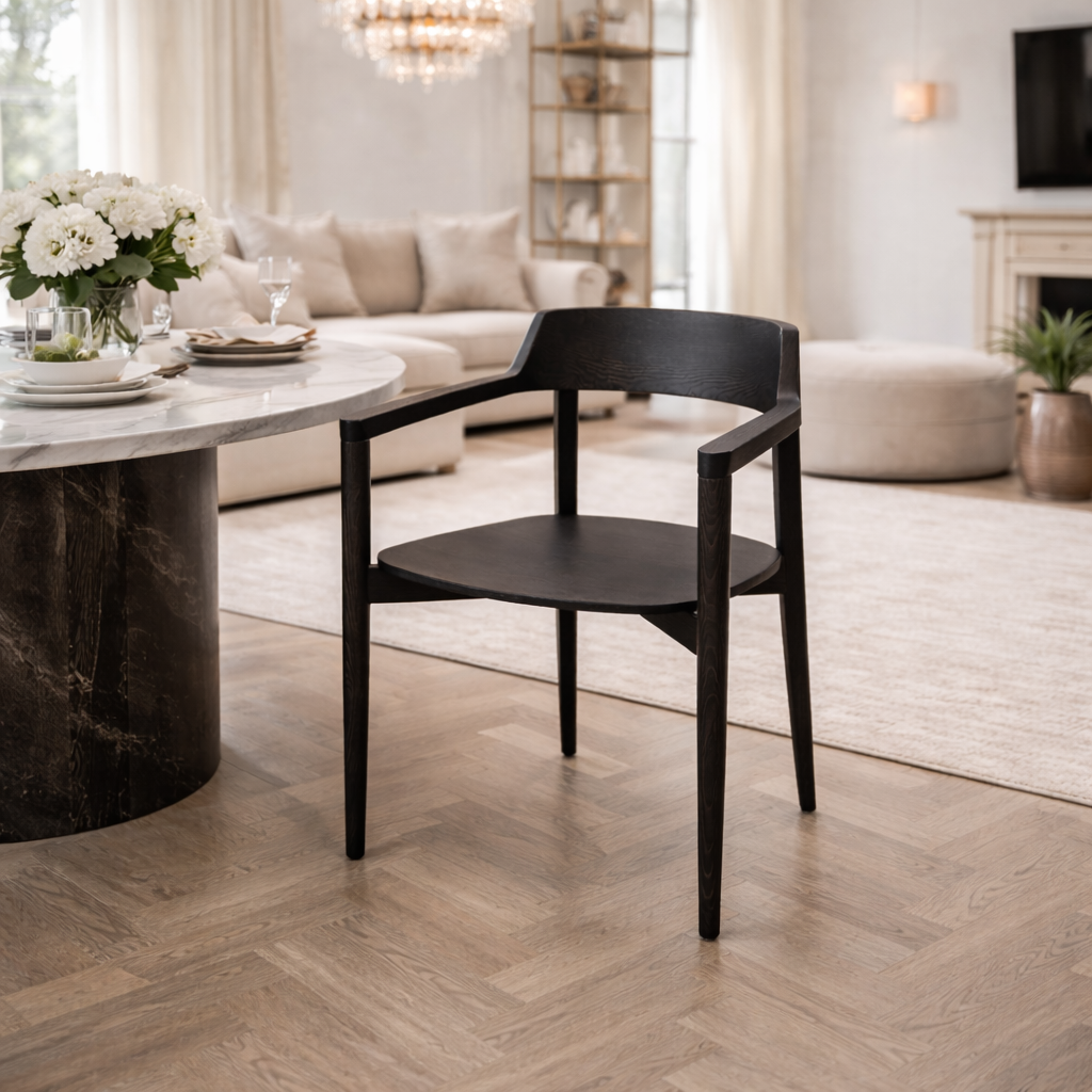 Lena Dining Chair Grey by Chateau d'Ax Italia