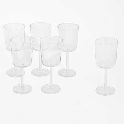 Linea Squadrata Acqua  (Set of 6 Glasses) Set-Up By Adriani & Rossi