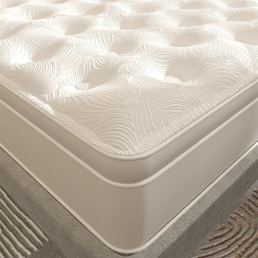 nature's finest euro top mattress by englander - close