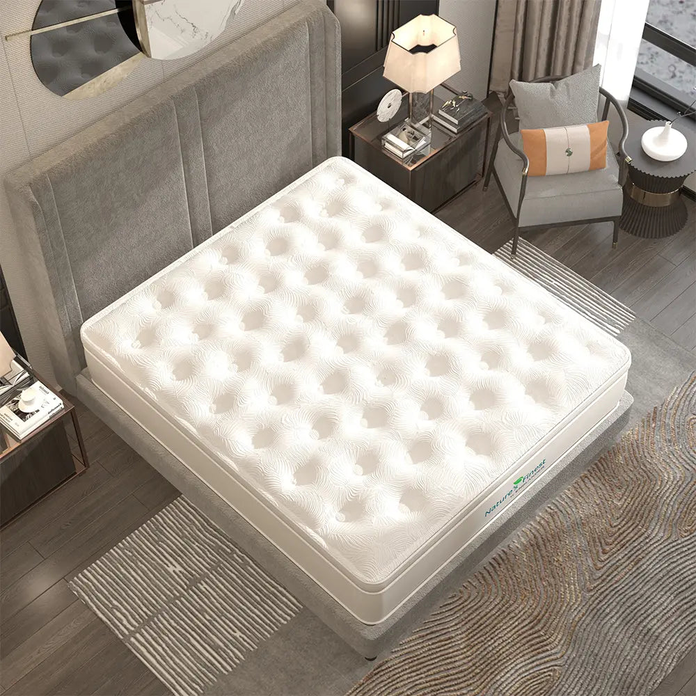 nature's finest euro top mattress by englander - top view