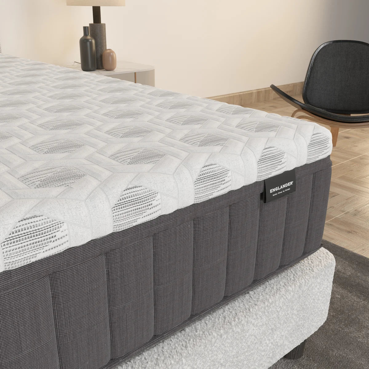 notting viscopedic hybrid mattress by englander 2