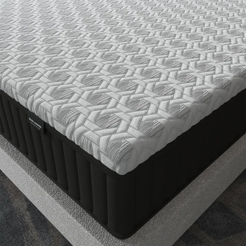 notting viscopedic hybrid mattress by englander - close view