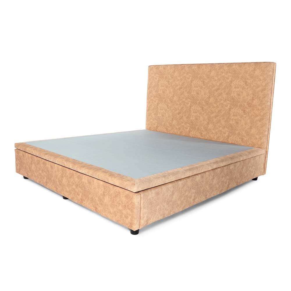 Philospher's Bed with Storage Performance Velvet-Sand by The Mattress Store