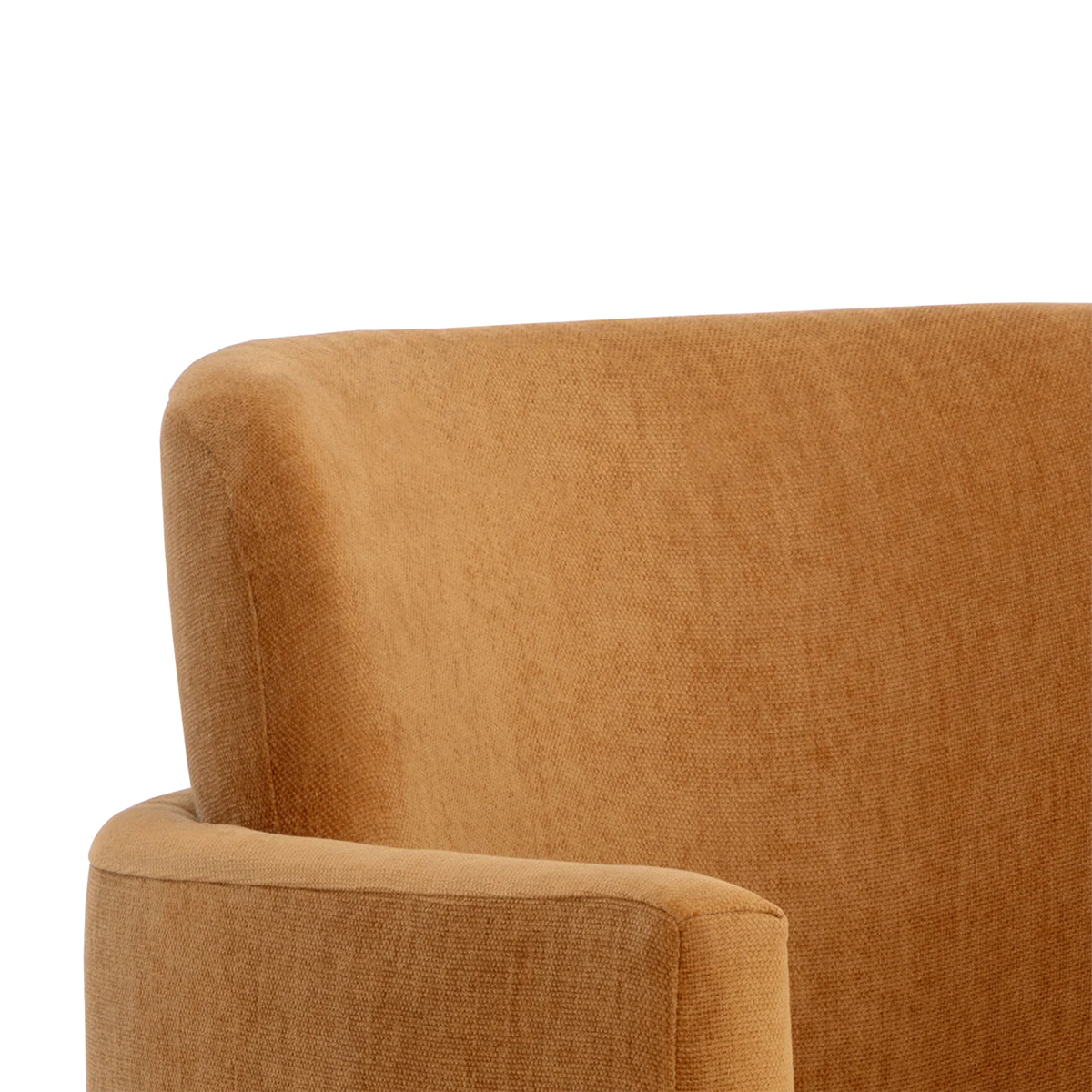 richie dining armchair orange close image of the material