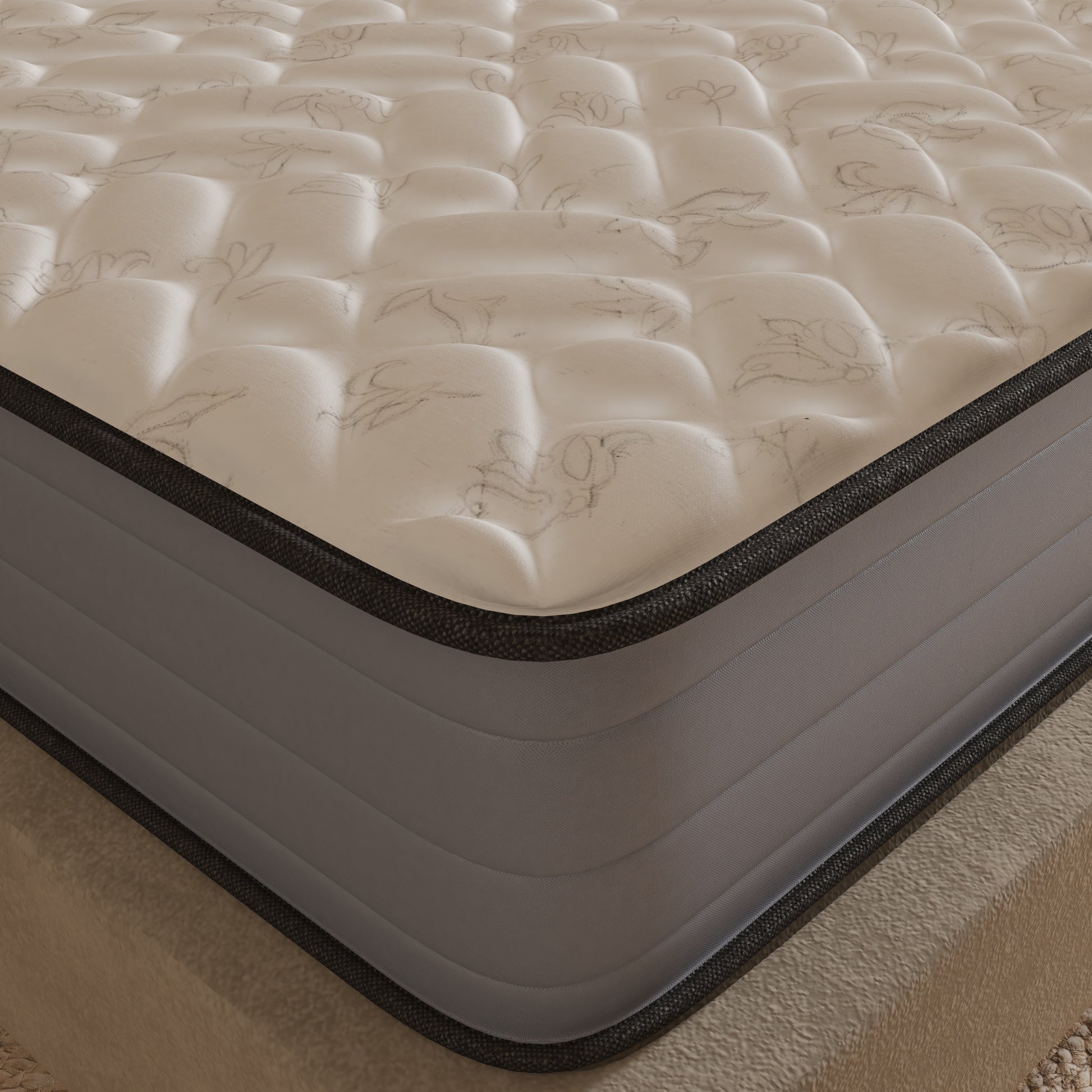 Sanford Tight Top Mattress by Southerland - Close view