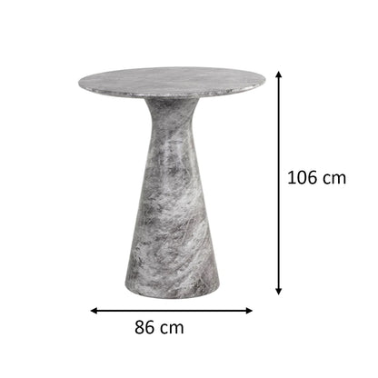 Shelburne Marble Look Bar Table by Sunpan Gray Dimensions