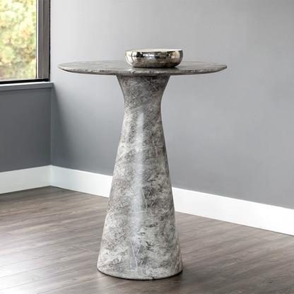 Shelburne Marble Look Bar Table by Sunpan Gray