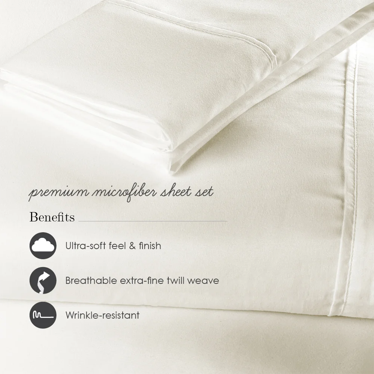 Sleep Kit by PureCare Microfiber Sheet Set