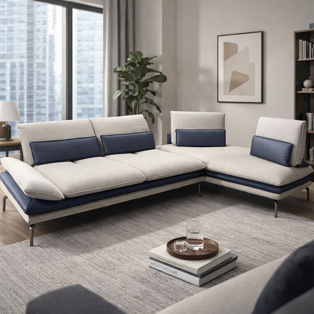 Suzuka Sofa Corner Composition Right by Chateau d'Ax Italia