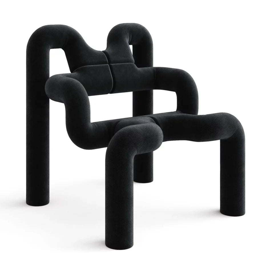 ekstrem chair by varier - black - view 2