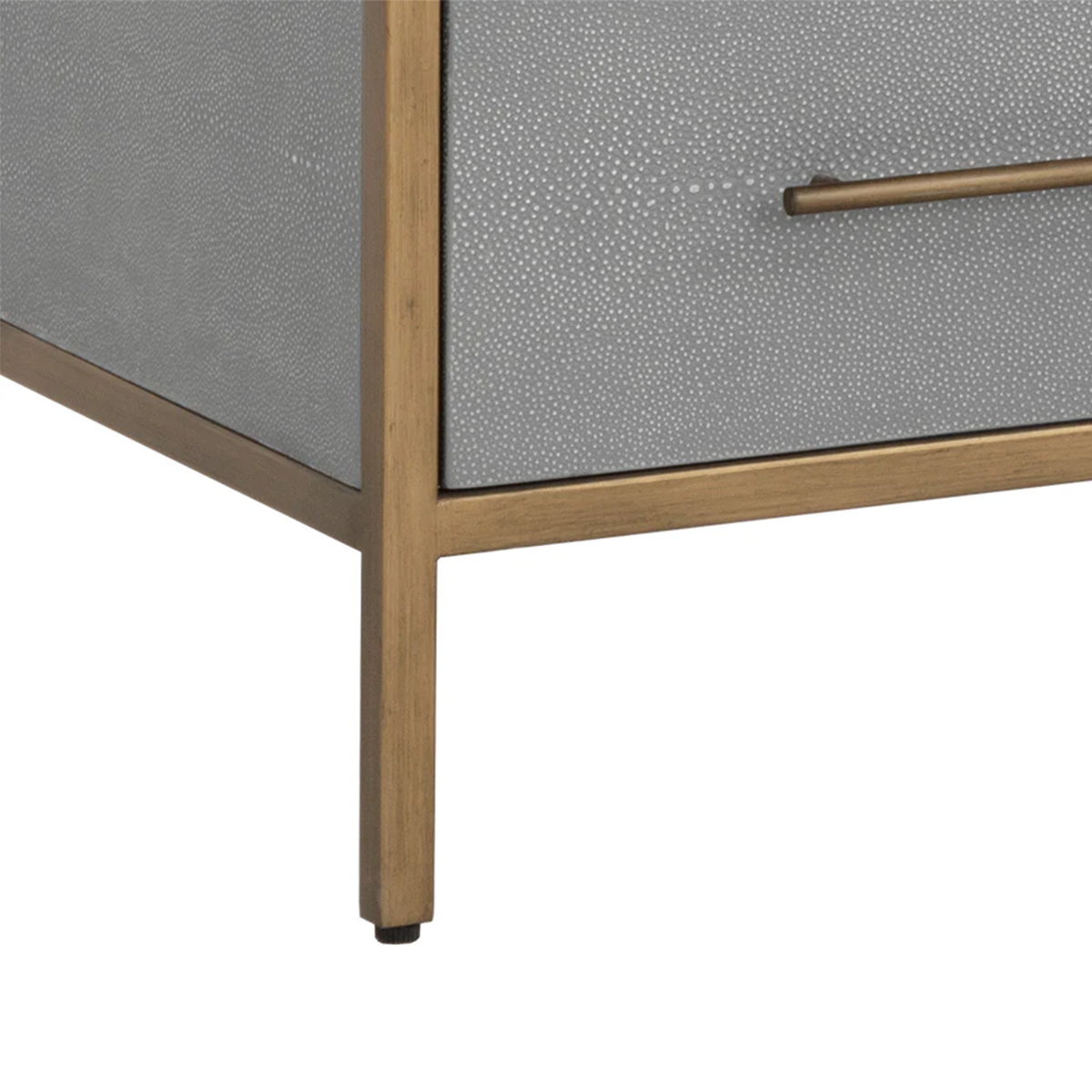venice media console and cabinet by sunpan close image of the material of the table 2