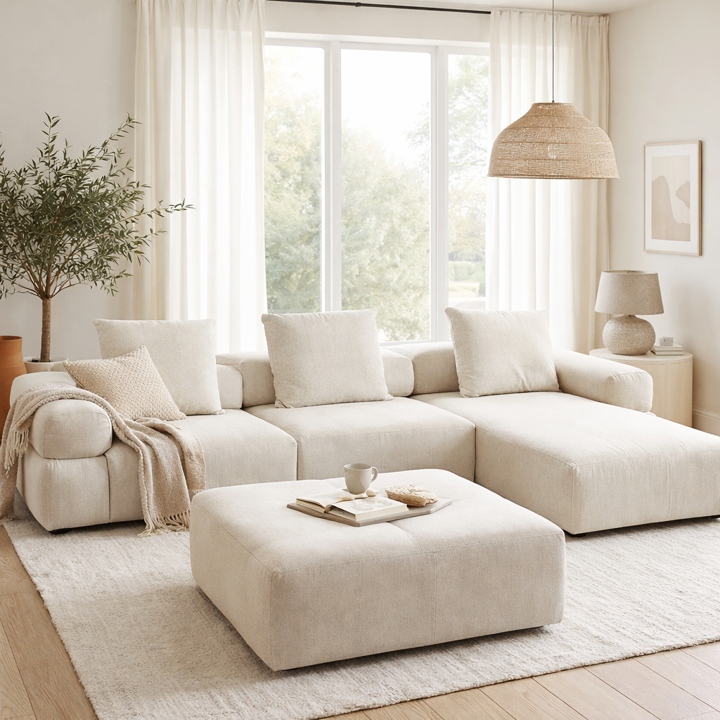 Artis 2 Seater Sofa with Chaise Lounge Right by Chateau d'Ax Italia