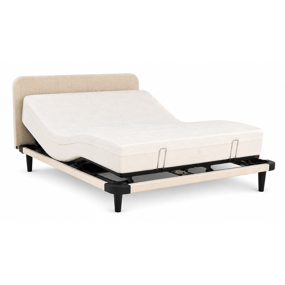Ergo Slim Adjustable Bed by Ergomotion + Nature's Finest Plush Mattress by Englander Bundle