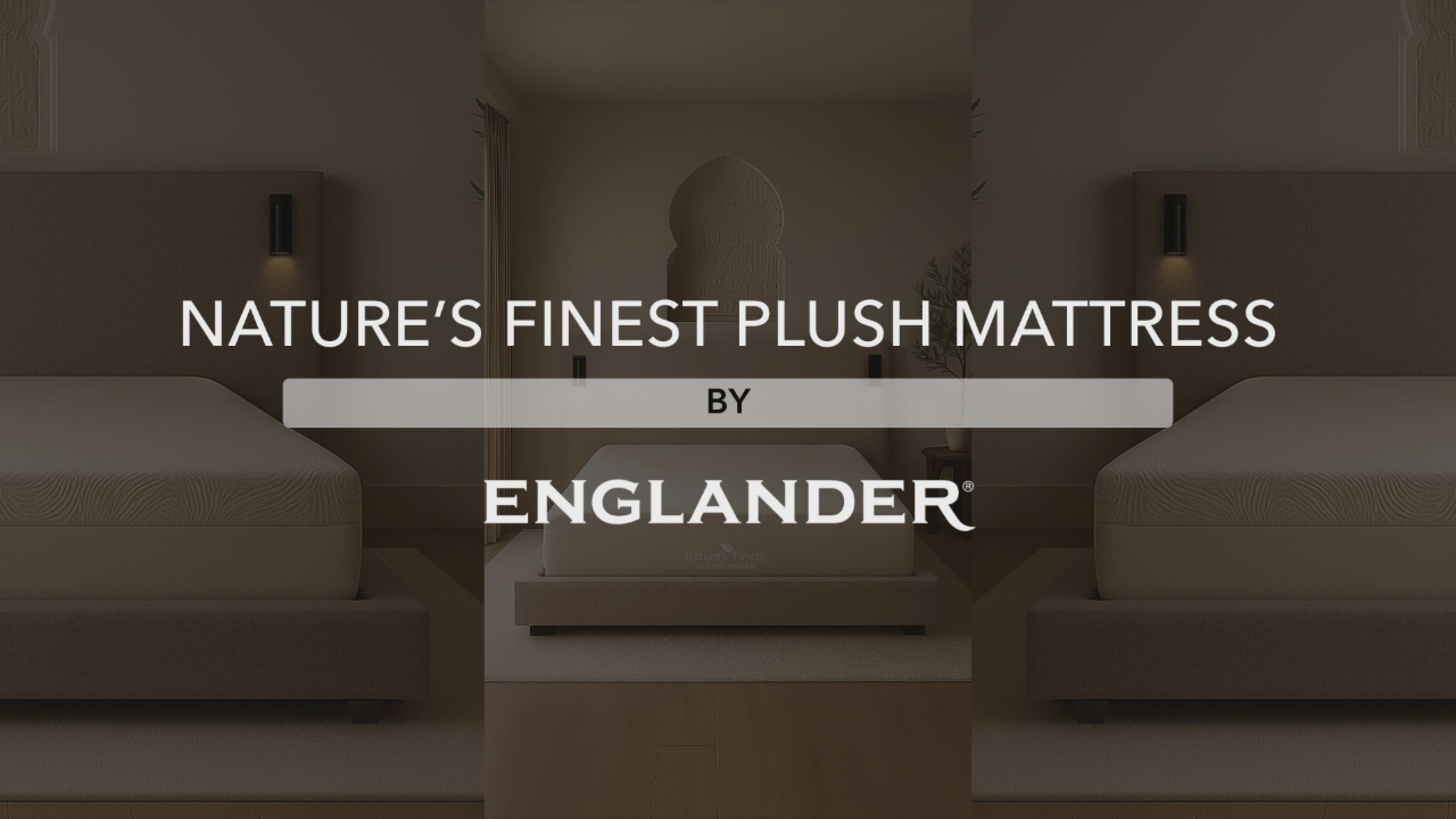 Nature's Finest Plush Mattress by Englander