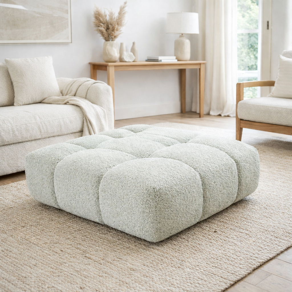 Roadster Ottoman Light Green by Chateau d'Ax Italia