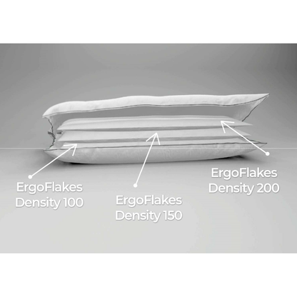 ErgoSeven Pillow by Ferdown  - ErgoFlakes Density inside the Pillow 