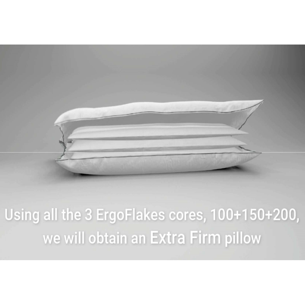 ergoseven pillow by ferdown - extra firm option