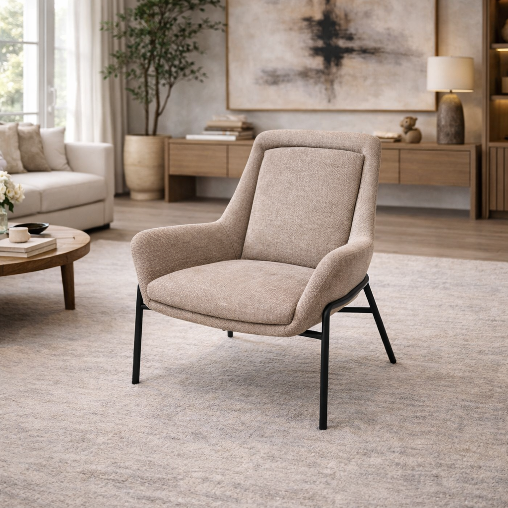 Sofy Arm Chair Beige by Chateau d'Ax Italia