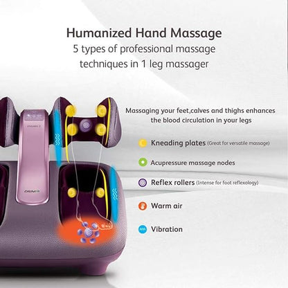 All the Details about the uSqueez 2 Leg Massager Humanized Hand massage