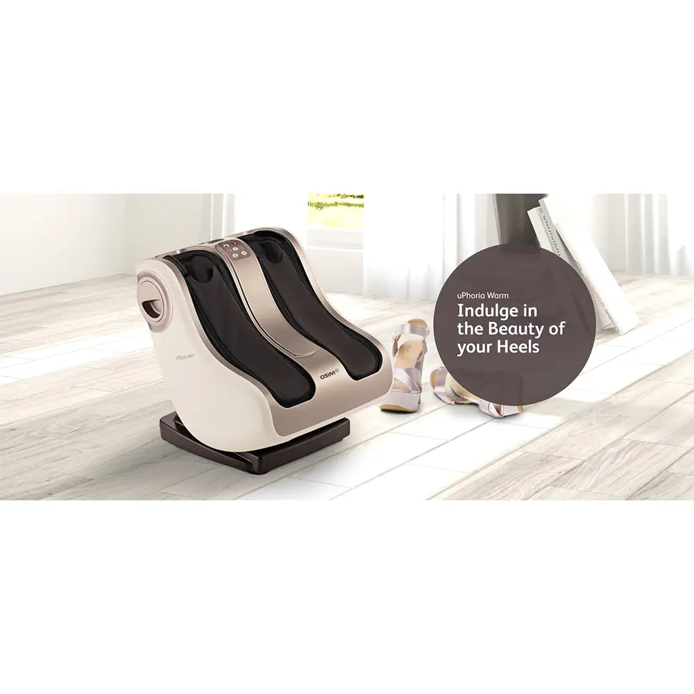 uphoria warm foot massager white banner